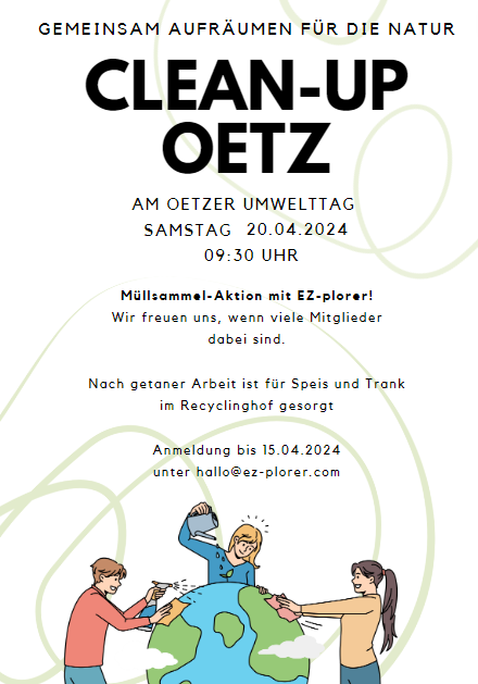 Clean Up Tag in Oetz mit EZ-plorer